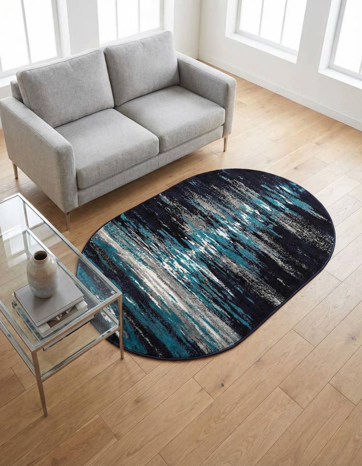 Detail image of 3' 3 x 5' 3 Metropolis Oval Rug