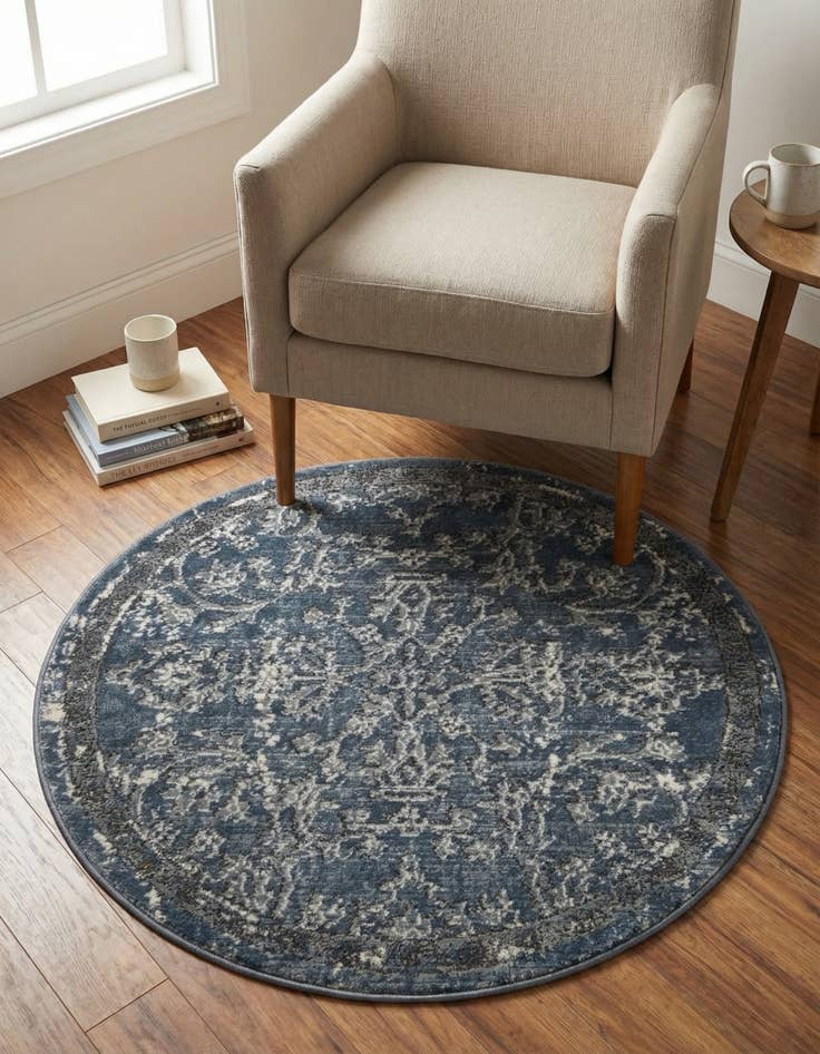 Detail image of 3' x 3' Oregon Round Rug