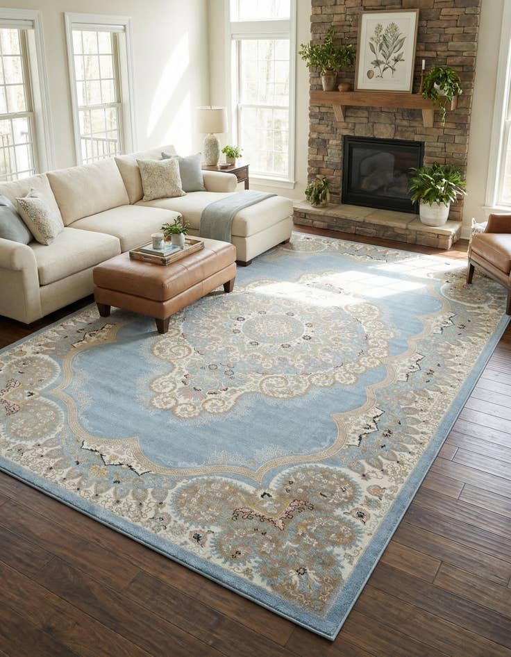 Detail image of 10' x 14' Kamala Washable Rug