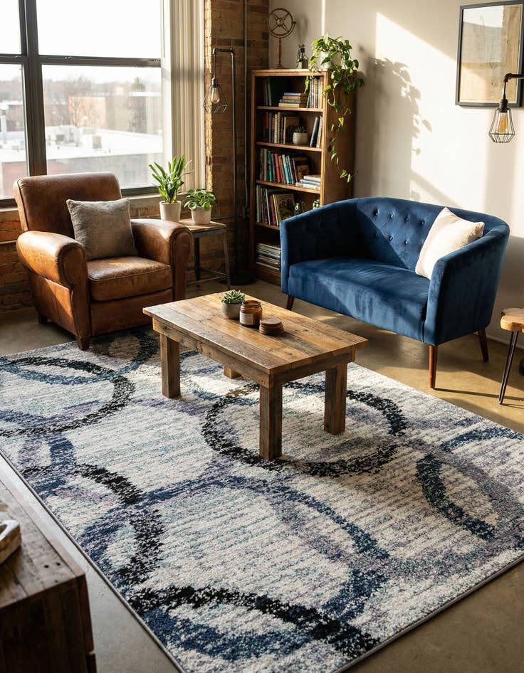 Detail image of 4' 1 x 6' 1 Tucson Rug