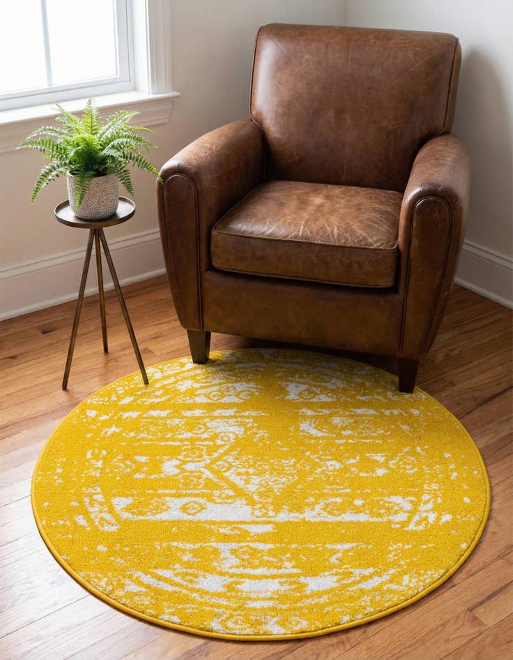 Detail image of 3' x 3' Lennon Round Rug