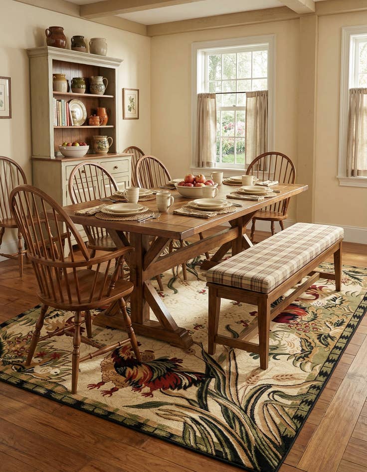 Detail image of 7' 10 x 10' Country Rug