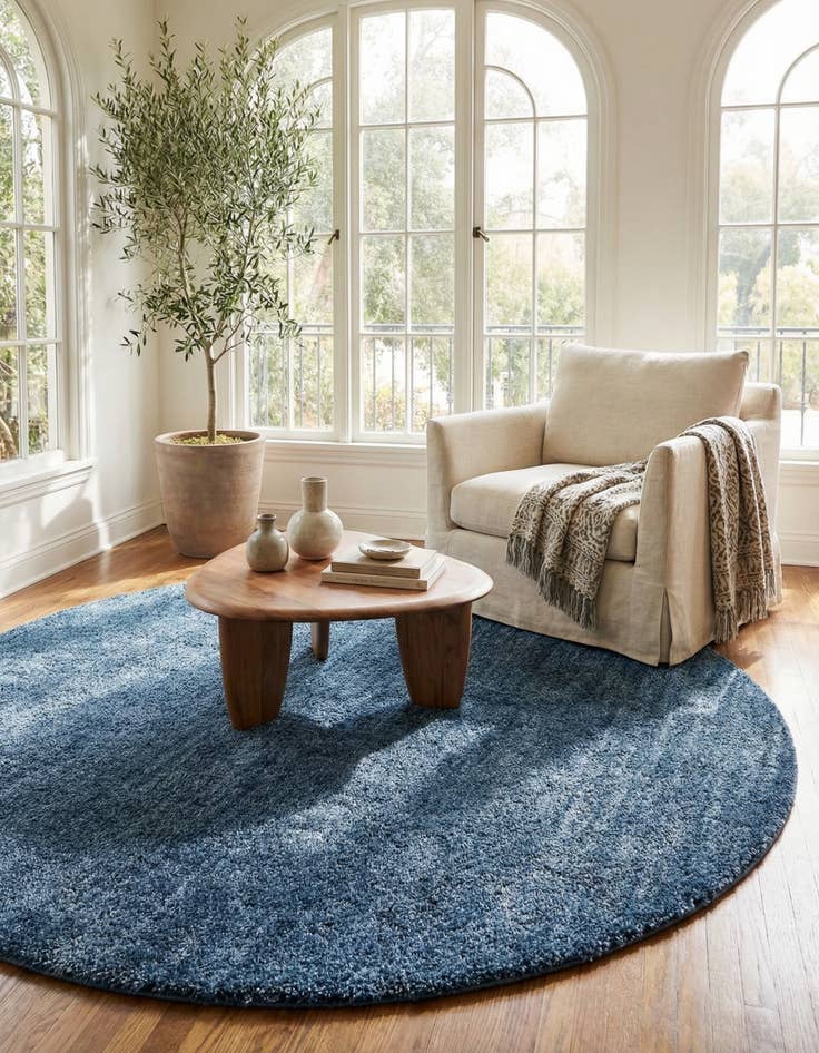 Detail image of 10' x 10' Jill Zarin Shaggy Chic Round Rug