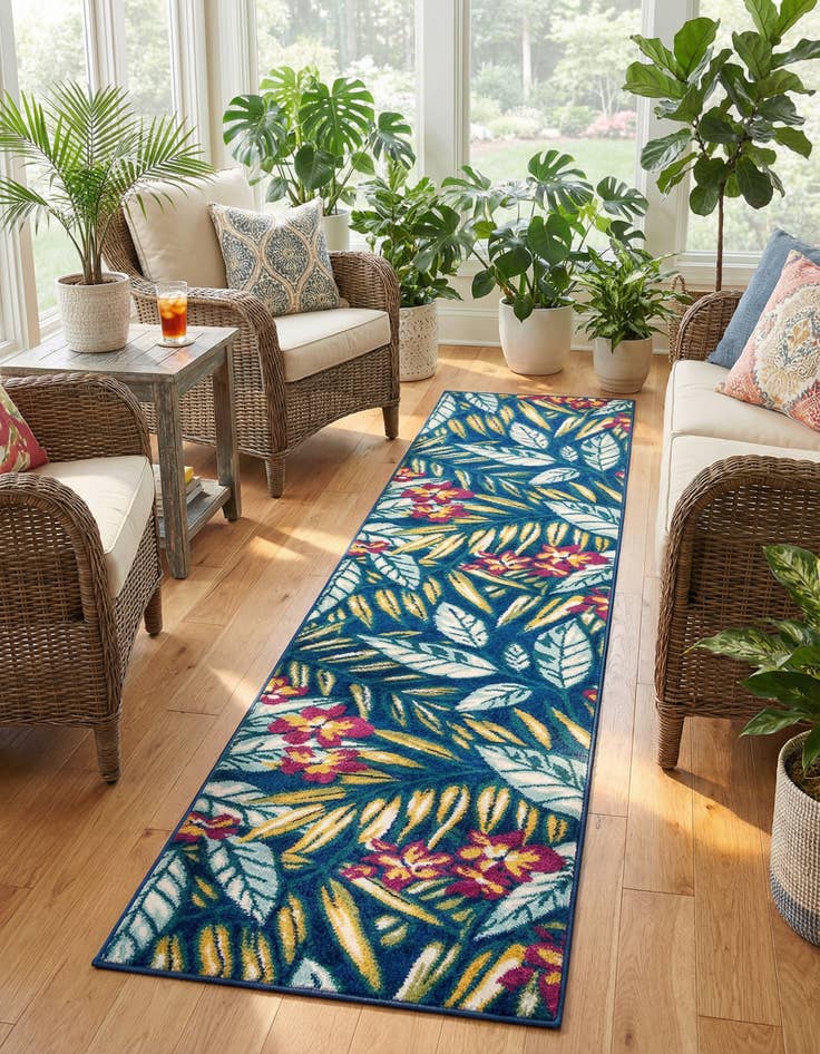 Detail image of 2' 7 x 12' Bloom Runner Rug