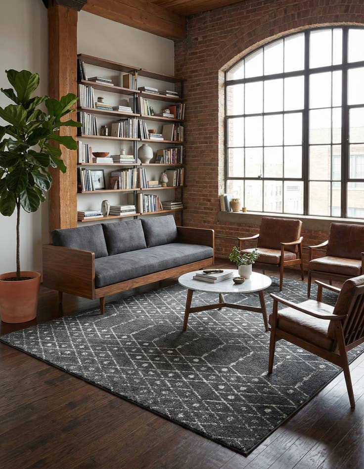 Detail image of 7' 10 x 10' Paxon Trellis Rug