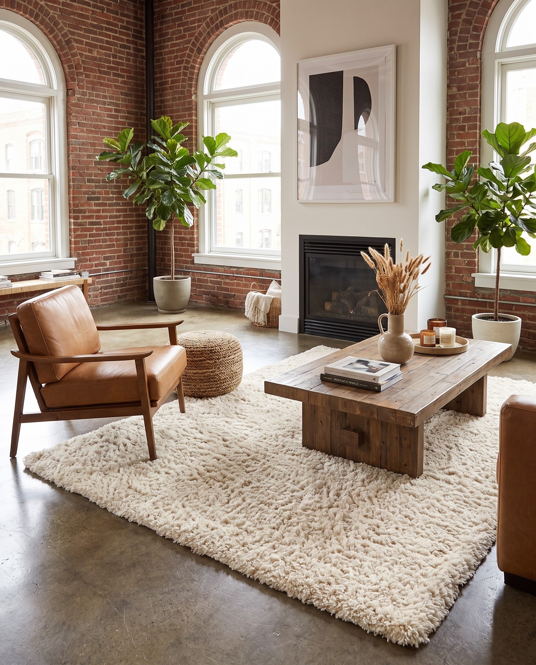 5' x 7' Infinity Shag Rug
