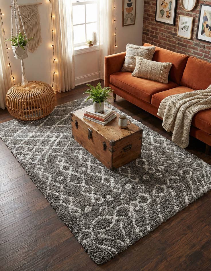 Detail image of 4' x 6' Marrakesh Shag Rug