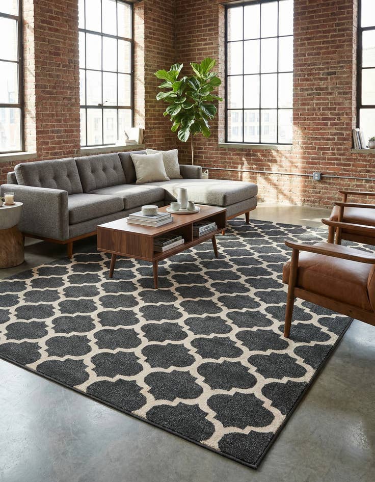 Detail image of 10' x 14' Lattice Rug