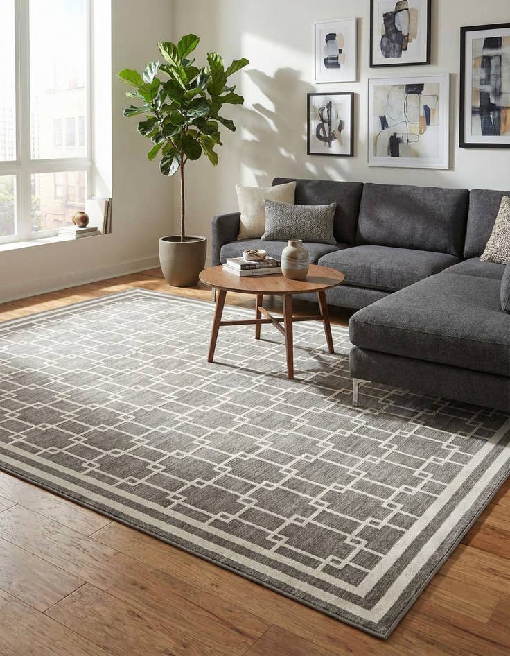 Detail image of Jill Zarin 7' 10 x 10' Metropolitan Uptown Rug