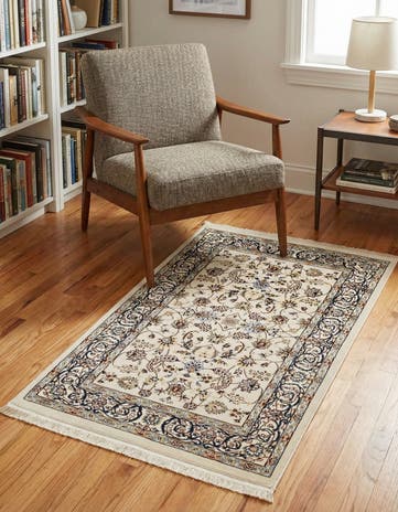 Ivory Nain Design Rug