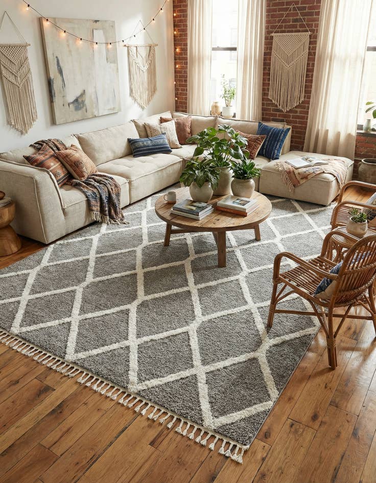 Detail image of 9' 6 x 14' 3 Boho Rug