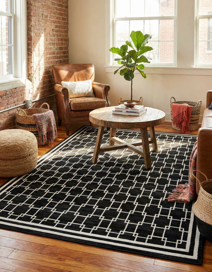 Detail image of Jill Zarin 6' x 9' Metropolitan Uptown Rug