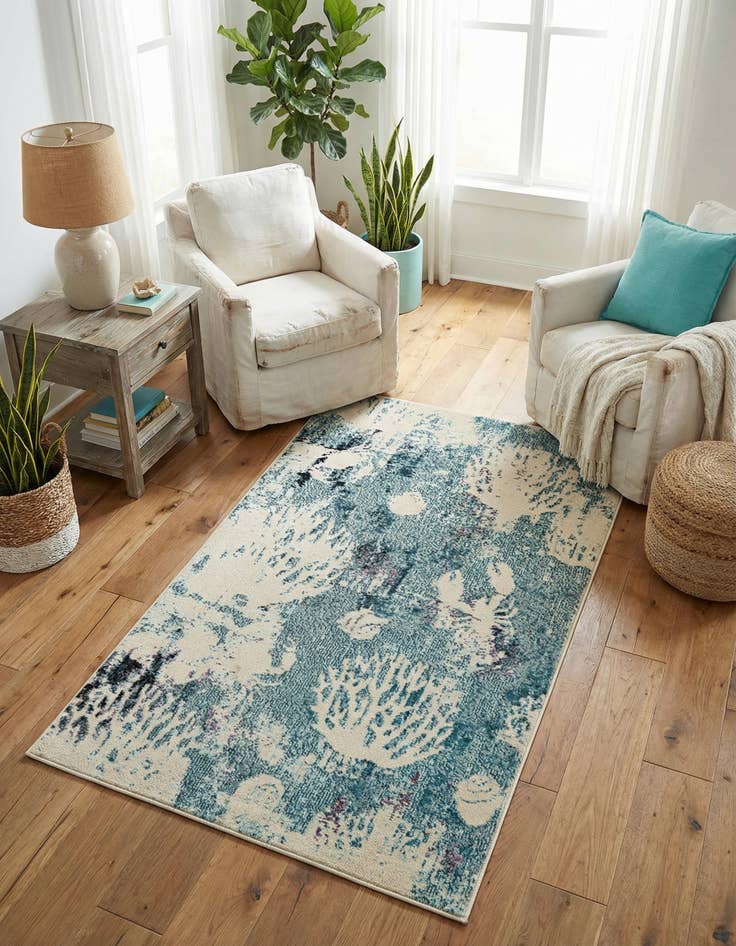 Detail image of 3' 3 x 5' 3 Washable Amalfi Rug