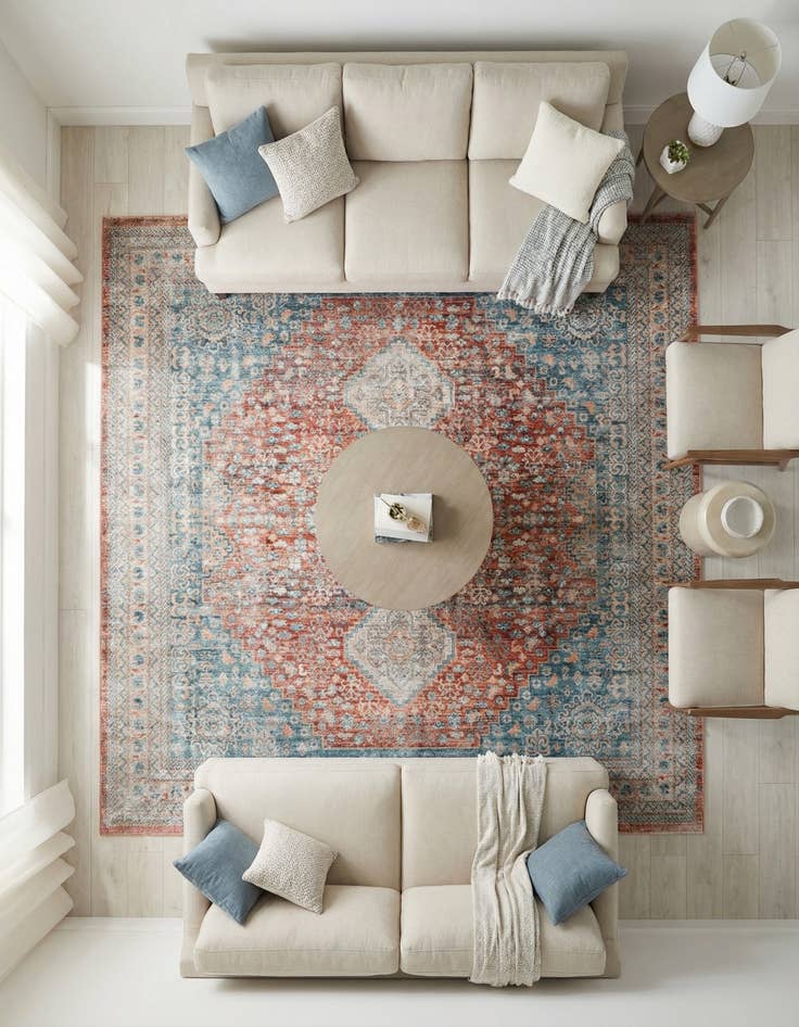 Detail image of  8' x 8' Newport Square Rug