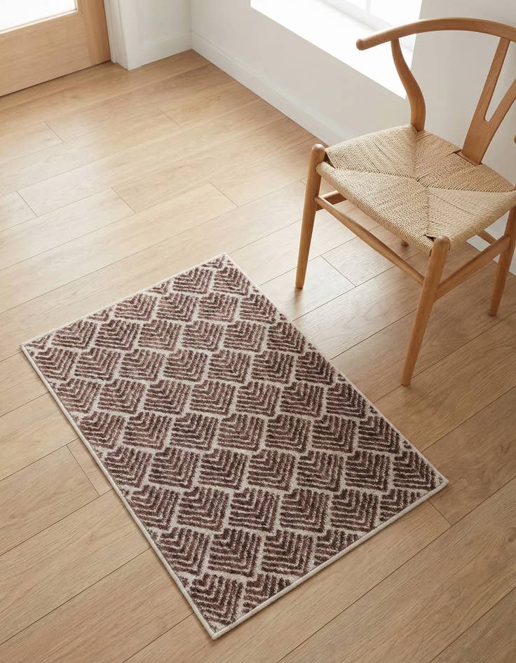 Detail image of  2' x 3' Eco Trellis Rug