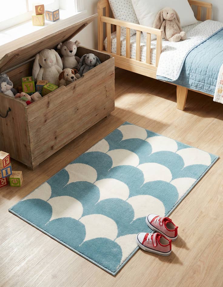 Detail image of 2' x 3' Whimsy Kids Rug