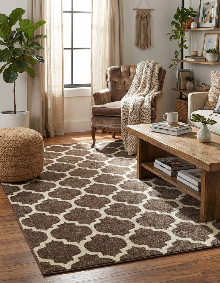 Detail image of 6' x 9' Lattice Rug