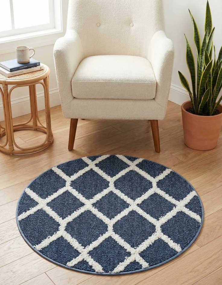 Detail image of 3' 3 x 3' 3 Boho Round Rug