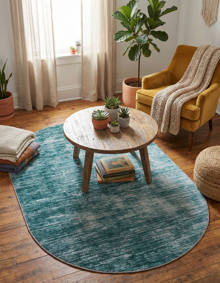 Detail image of 4' x 6' Asha Oval Rug