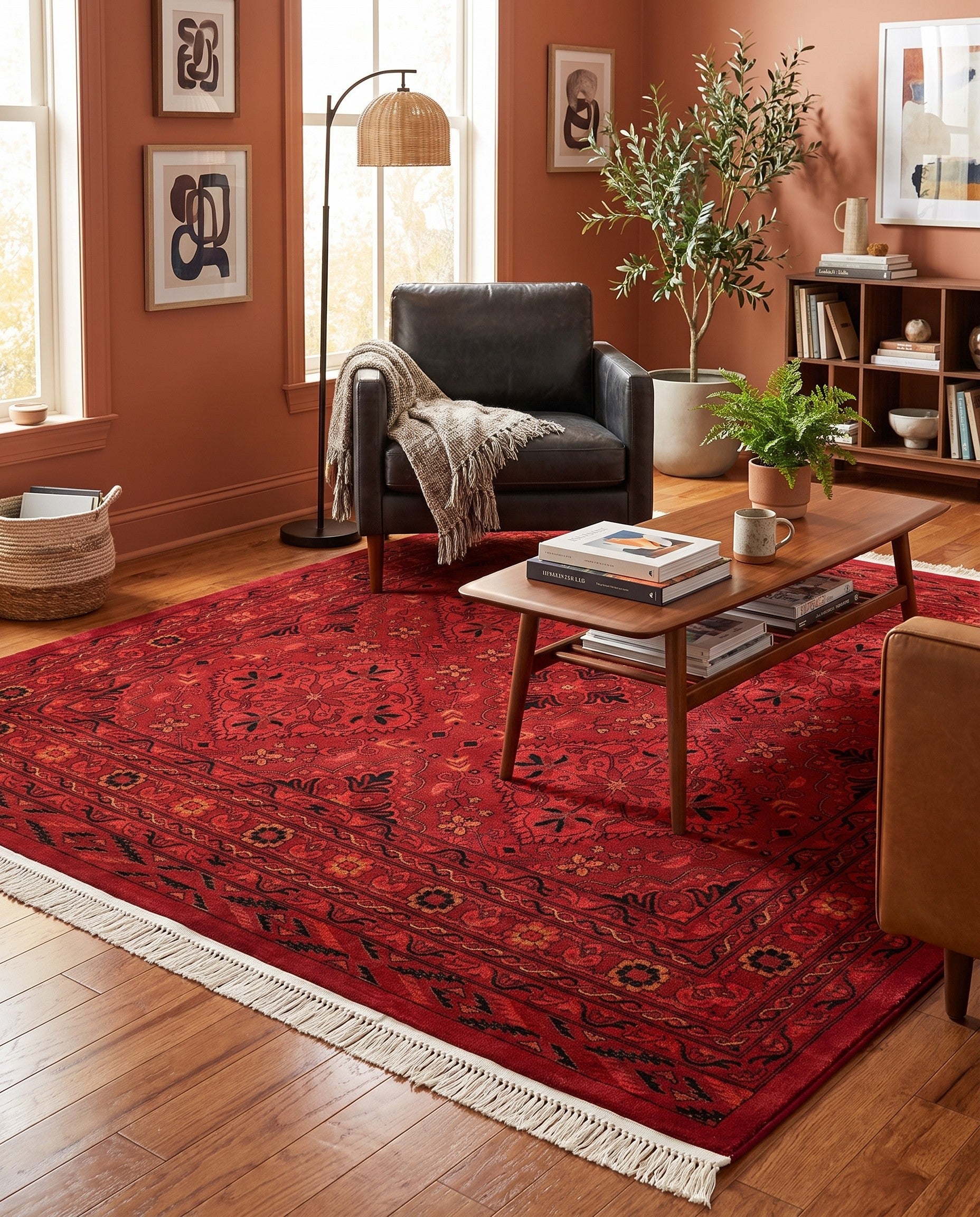 7' 10 x 7' 10 Bokhara Square Rug