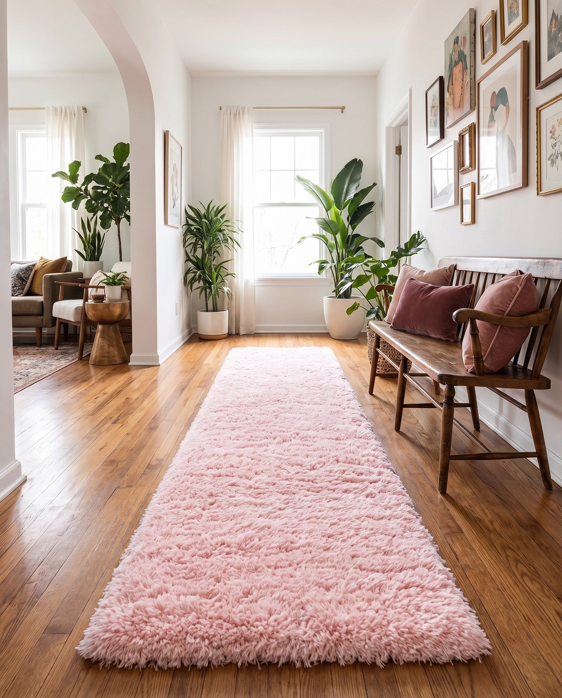 2' 7 x 12' Infinity Shag Runner Rug