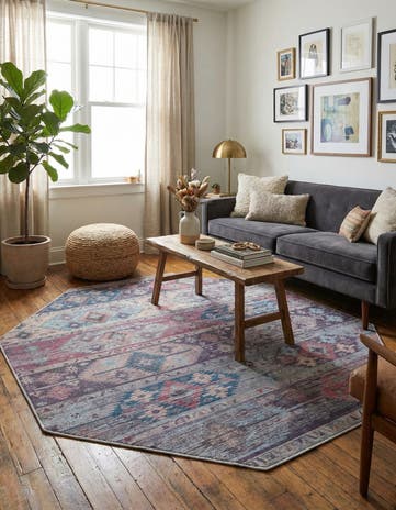 Washable Sisu Octagon Rug