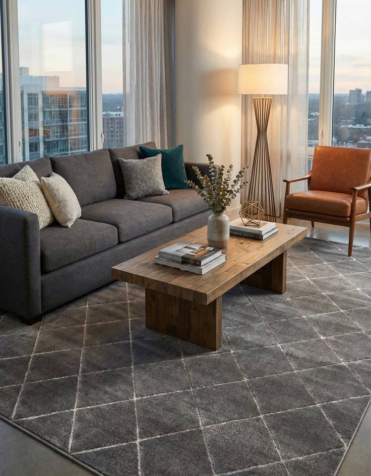 Detail image of 7' 10 x 10' Vogue Geo Rug