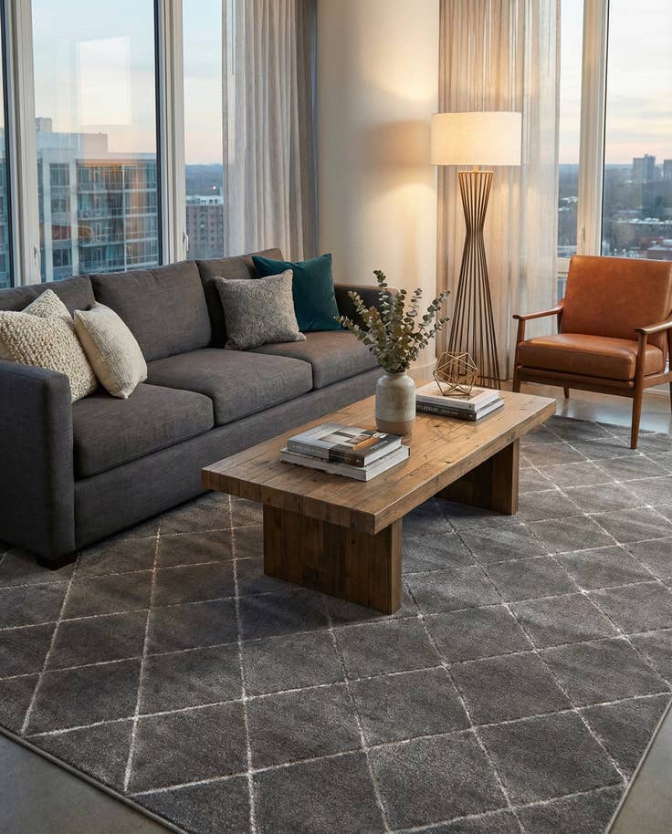 Detail image of 7' 10 x 10' Vogue Geo Rug