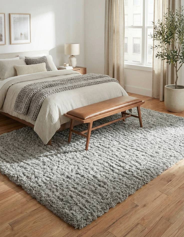 Detail image of 6' x 9' Infinity Shag Rug