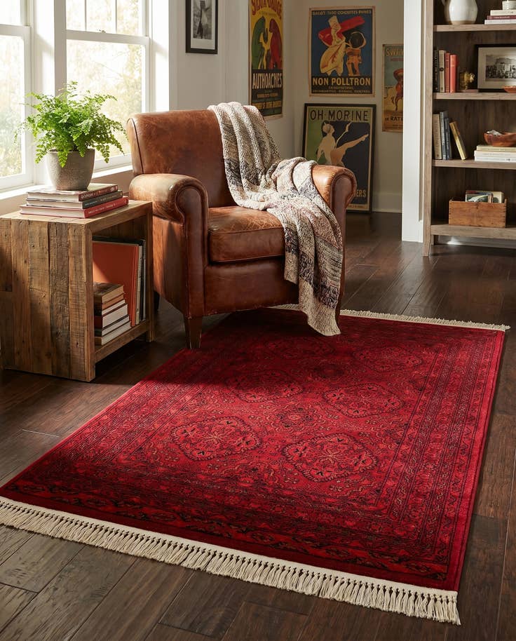 Detail image of 3' 1 x 5' 3 Bokhara Rug