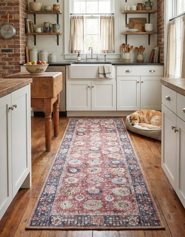 Detail image of  2' x 6' 1 Timeless Runner Rug