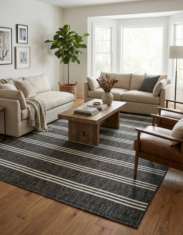 Detail image of 10' x 14'  Washable Jill Zarin Anguilla Indoor / Outdoor Rug