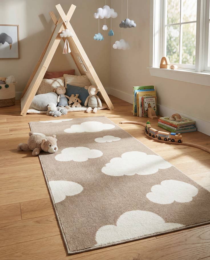 Detail image of 2' x 5' Whimsy Kids Runner Rug