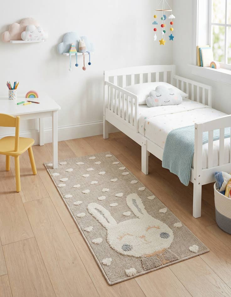 Detail image of 2' x 4' Whimsy Kids Runner Rug