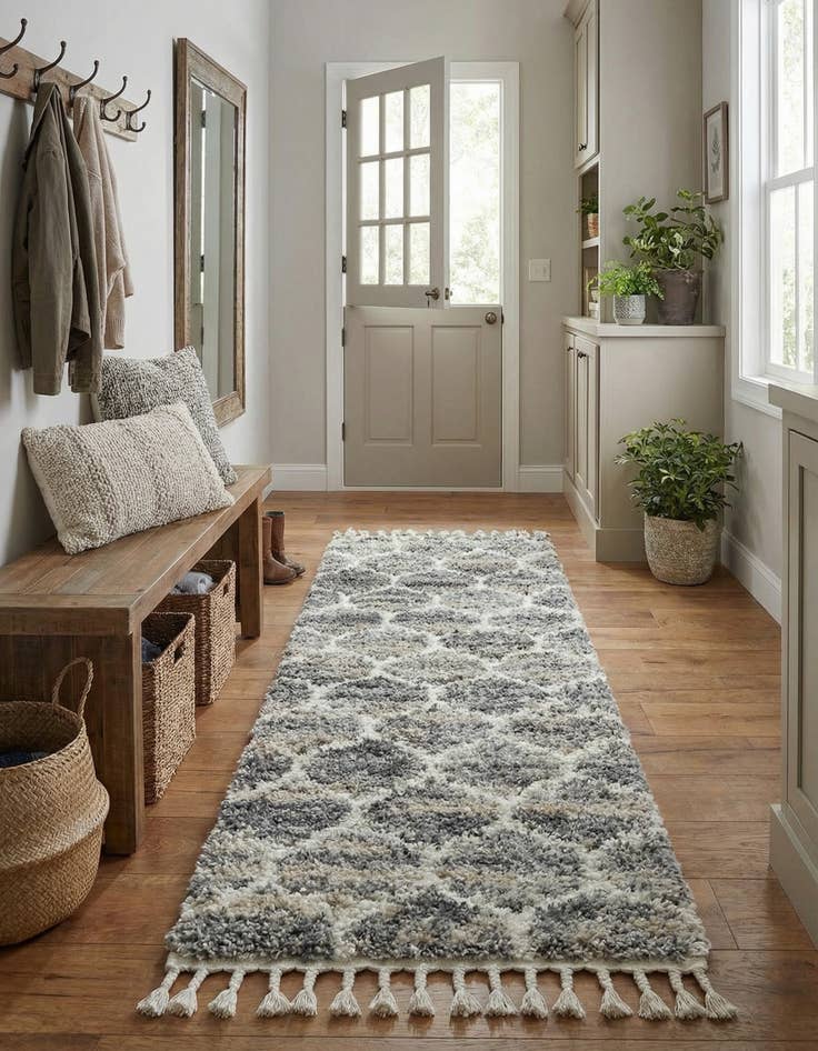 Detail image of 2' 7 x 8' 2 Lagom Shag Runner Rug