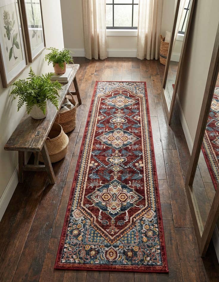 Detail image of 2' x 8' Kamala Washable Runner Rug