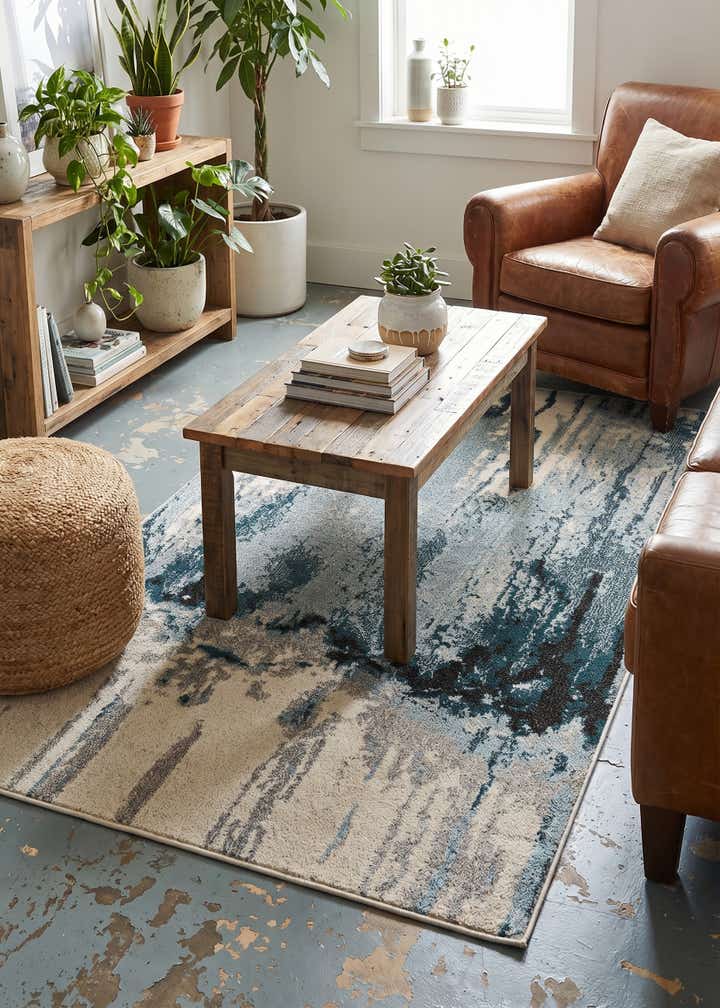 3' 3 x 5' 3 Washable Casablanca Rug