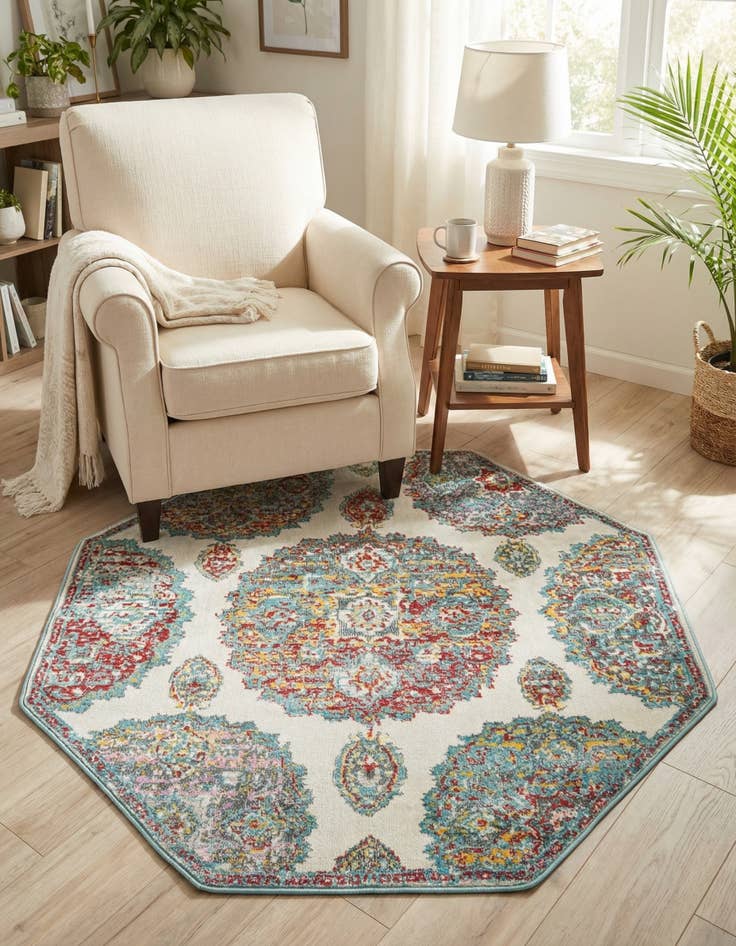 Detail image of 4' x 4' Paragon Octagon Rug