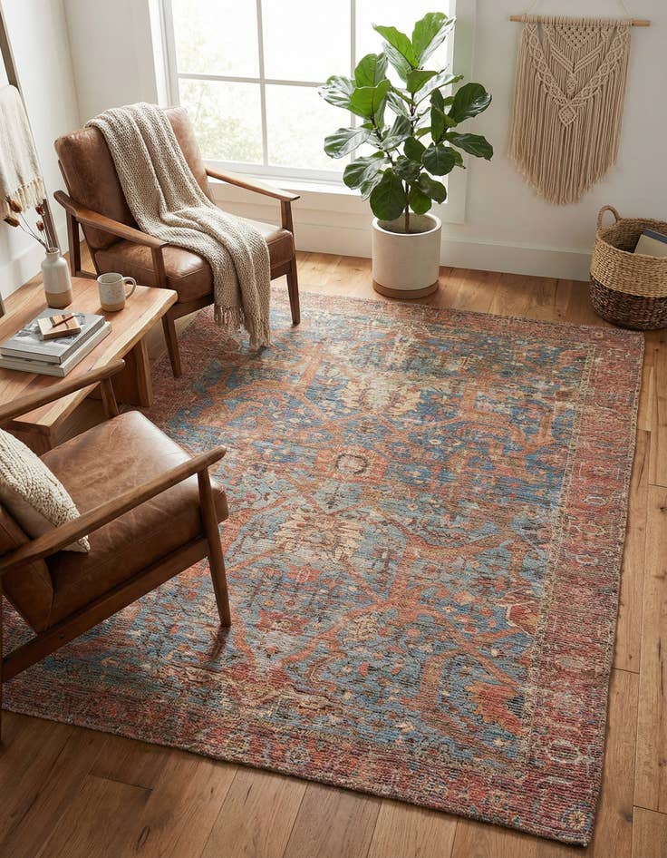 Detail image of 7' 10 x 10' Chenille Jute Rug