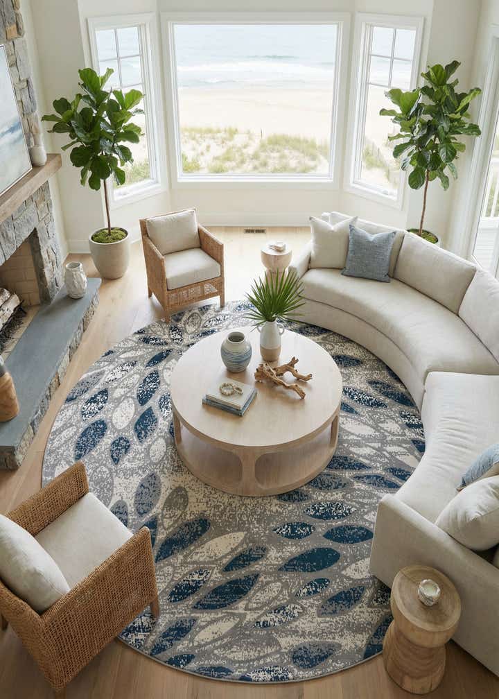 12' 4 x 12' 4 Charleston Round Rug