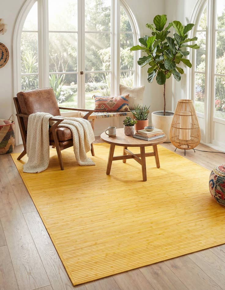 Detail image of 6' x 9' Bamboo Rug