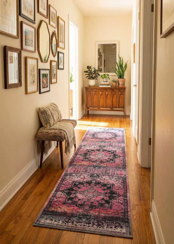 2' x 8' Washable Renaissance Runner Rug