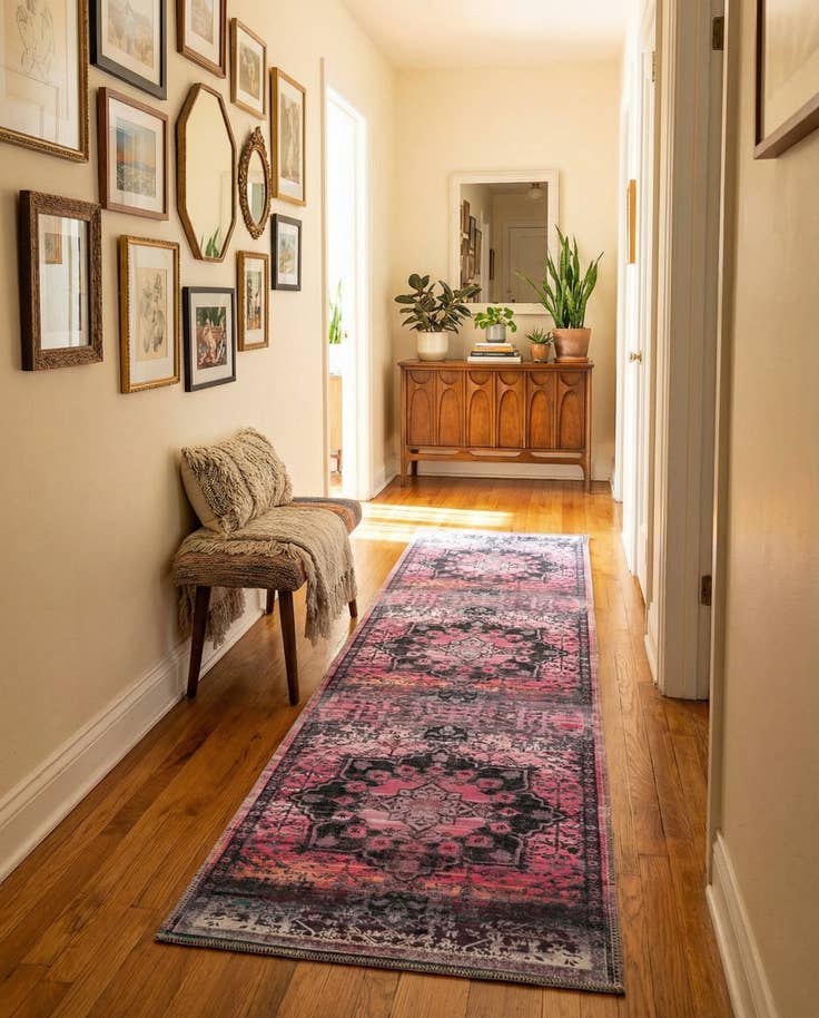 Detail image of 2' x 8' Washable Renaissance Runner Rug