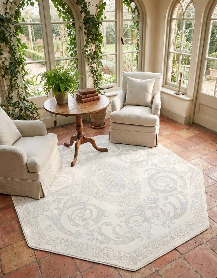 Detail image of 7' 10 x 7' 10 Finsbury Octagon Rug