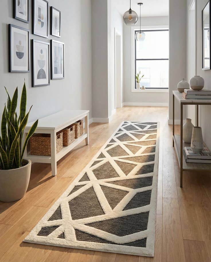 Detail image of 2' 7 x 12' Prismatic Runner Rug