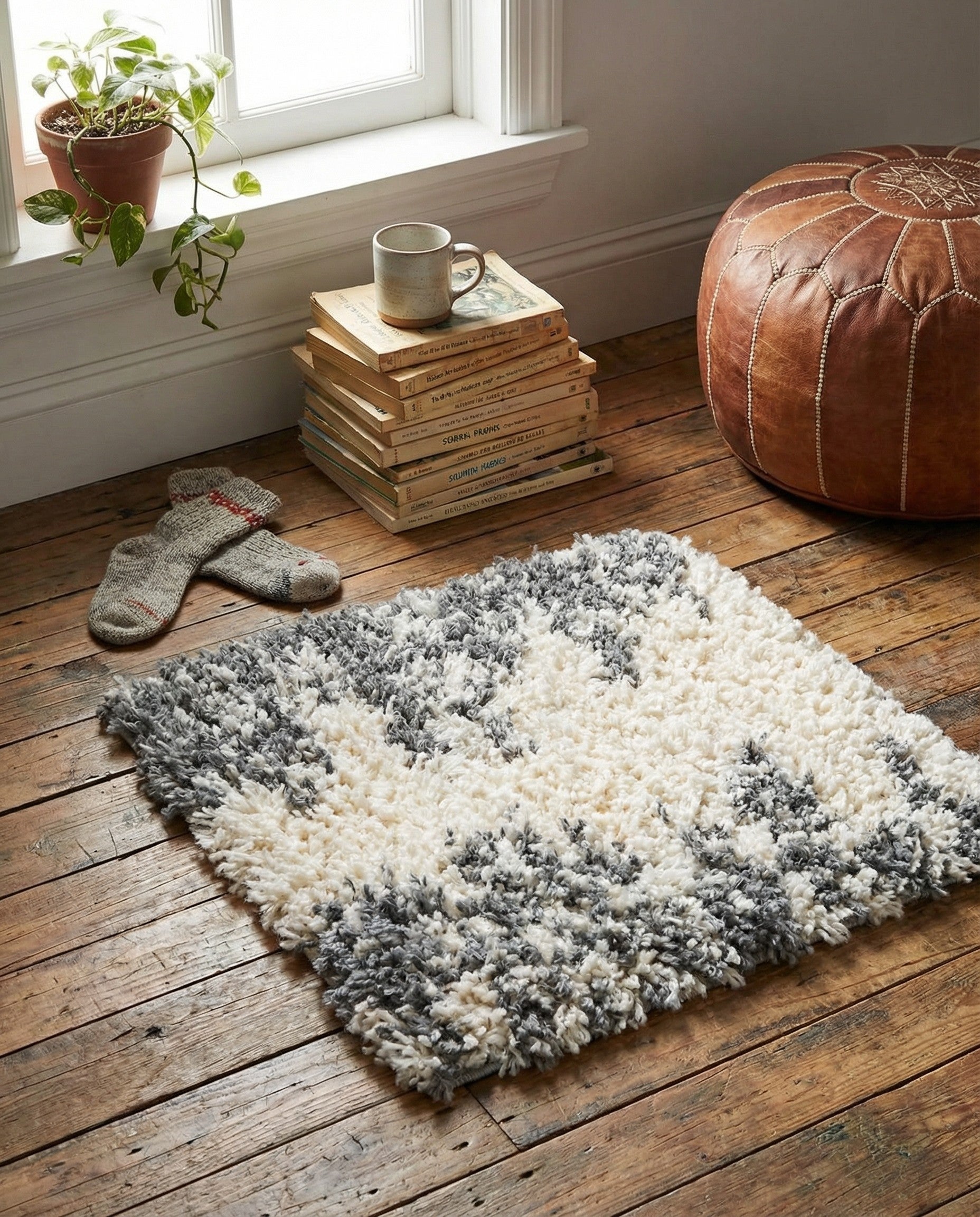 1' 4 x 1' 4 Serenity Shag Sample Rug