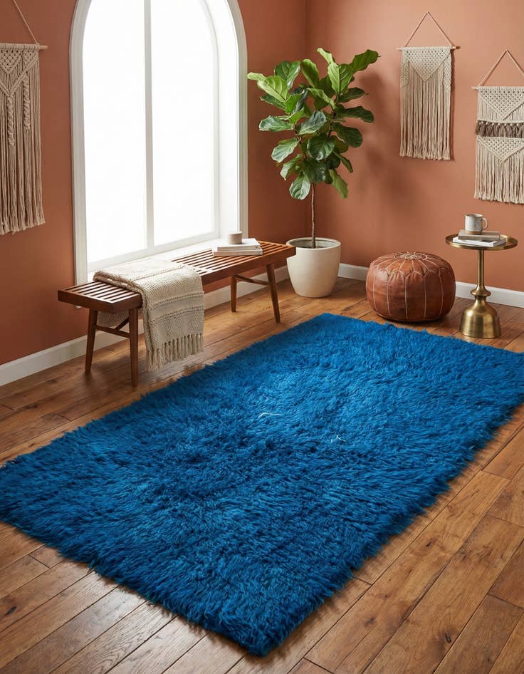 Detail image of 3' x 5' 3 Hand Knotted Moroccan Wool Rug