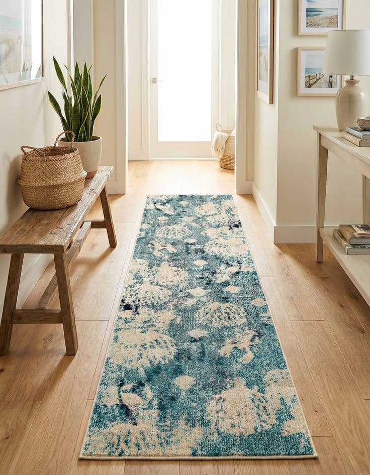 Detail image of 2' x 8' Washable Amalfi Runner Rug