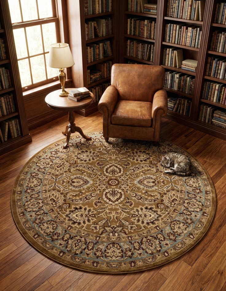 Detail image of  7' 10 x 7' 10 Aditi Round Rug