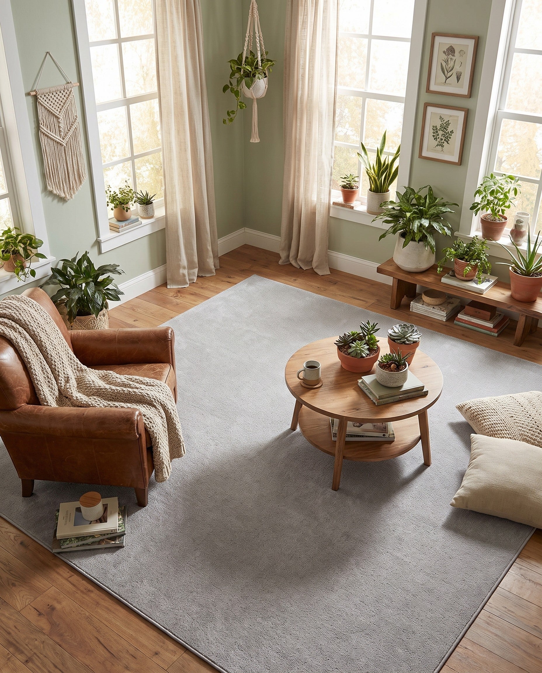 7' 10 x 7' 10 Soft Touch Cloud Square Rug